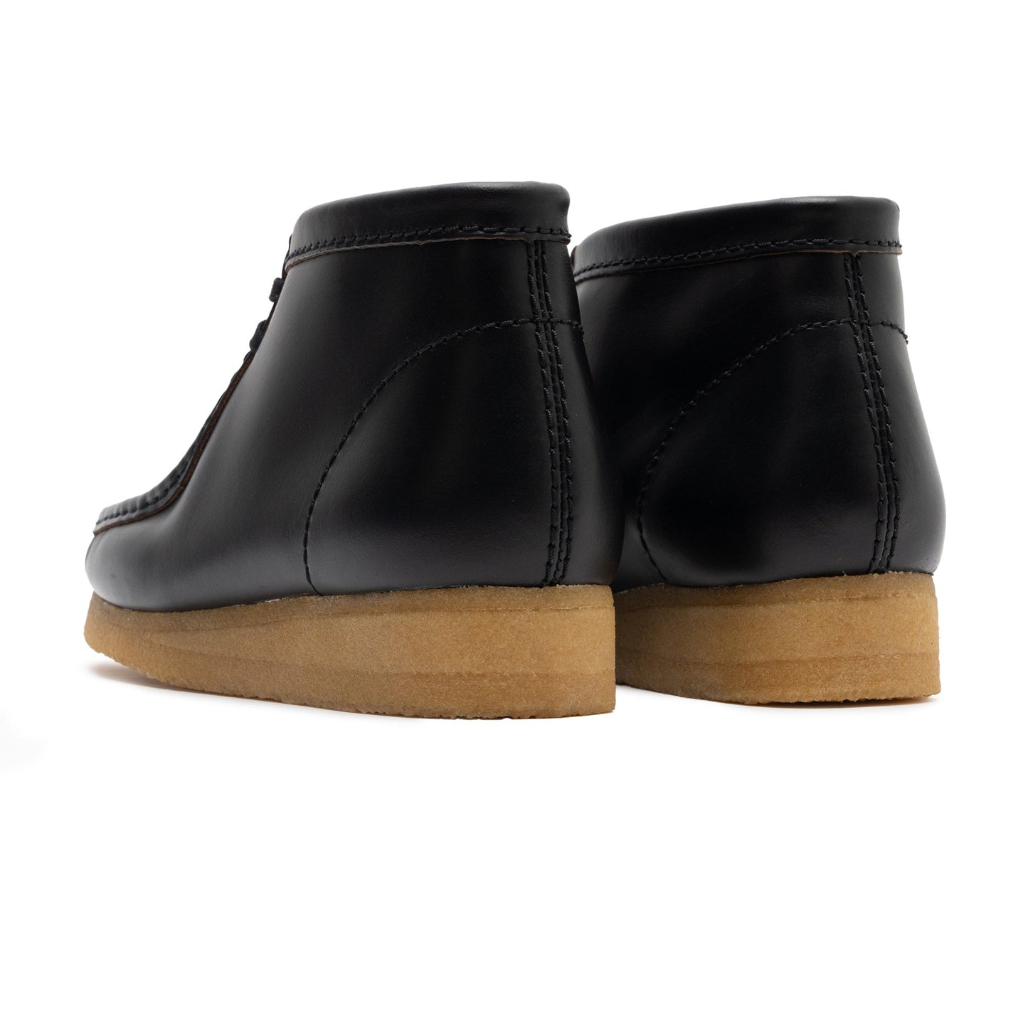 Men's Clarks Wallabee Leather Boot - Black