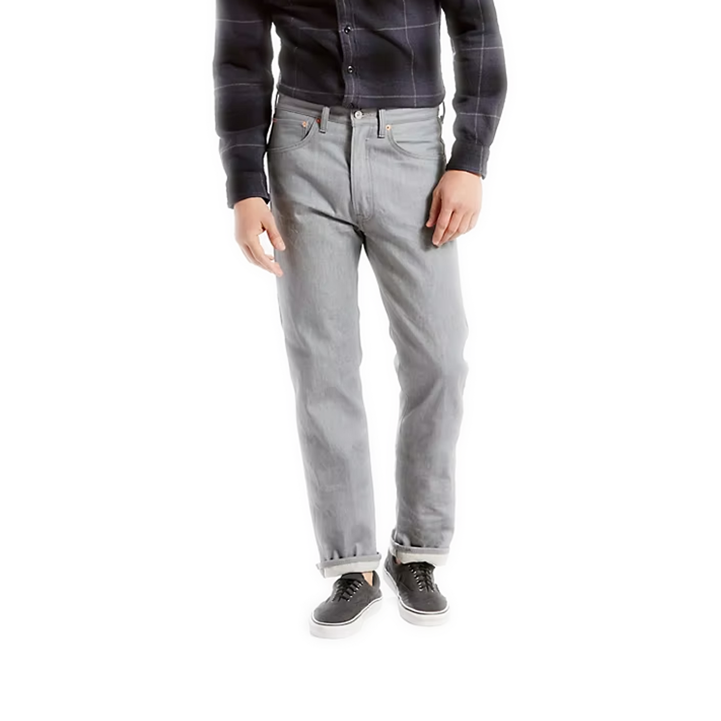 Men's Levi's 501 Original Fit Jean - Silver Rigid