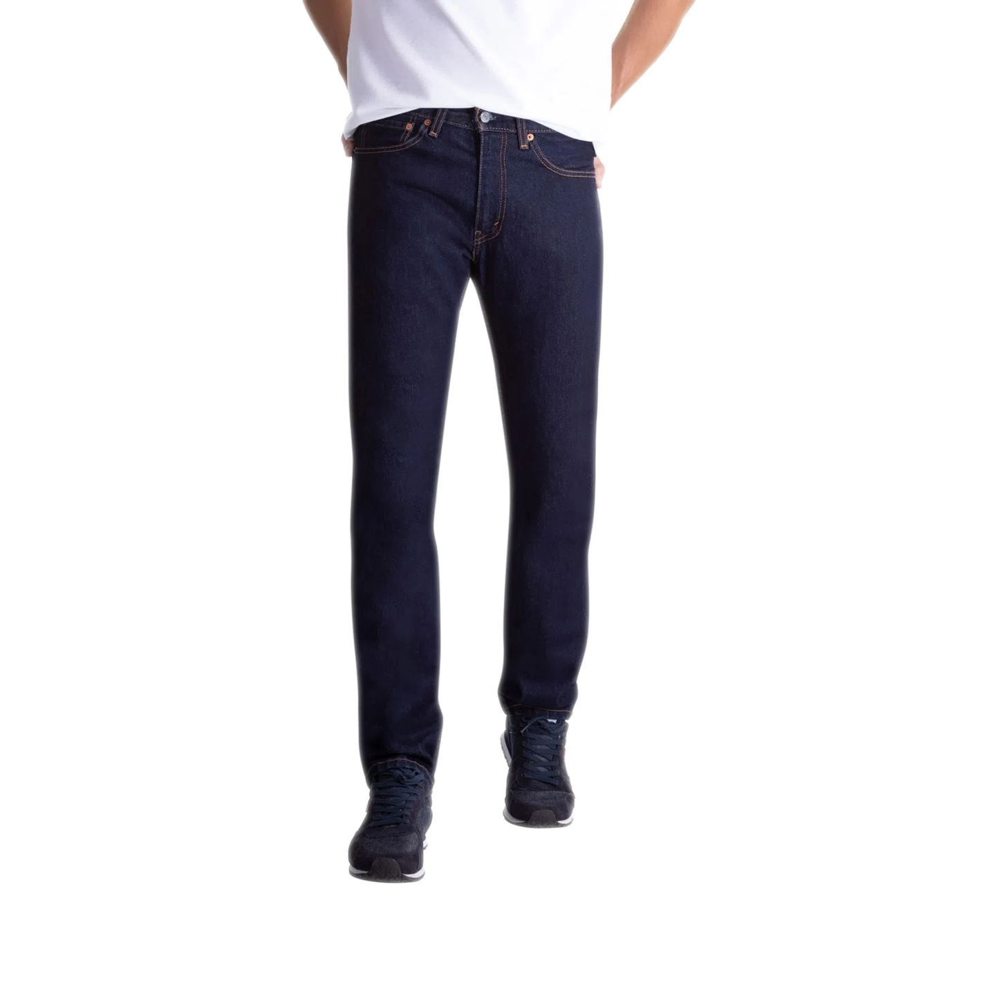 Men's Levi's 505 Regular Fit Jean - Rinse /Dark Wash
