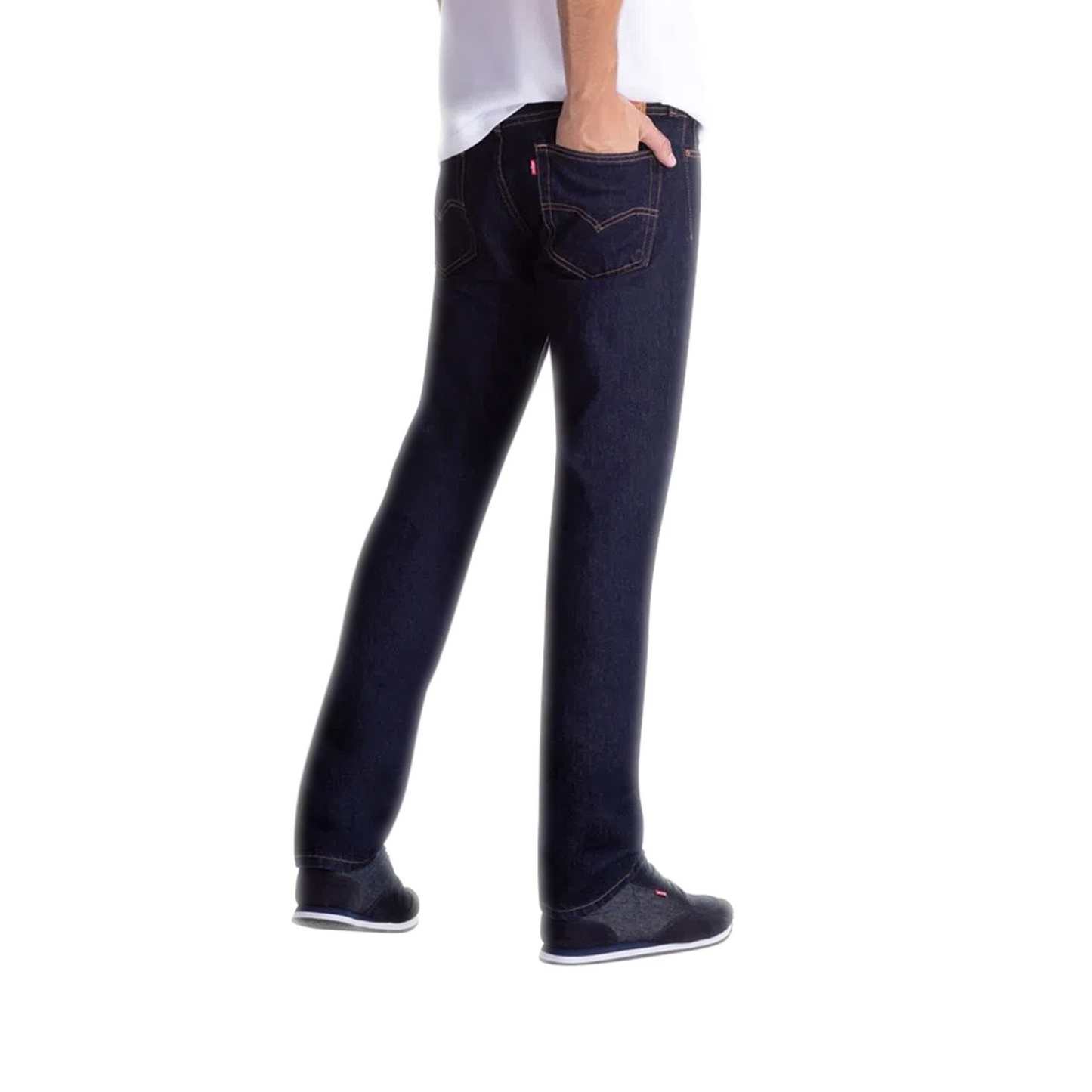Men's Levi's 505 Regular Fit Jean - Rinse /Dark Wash
