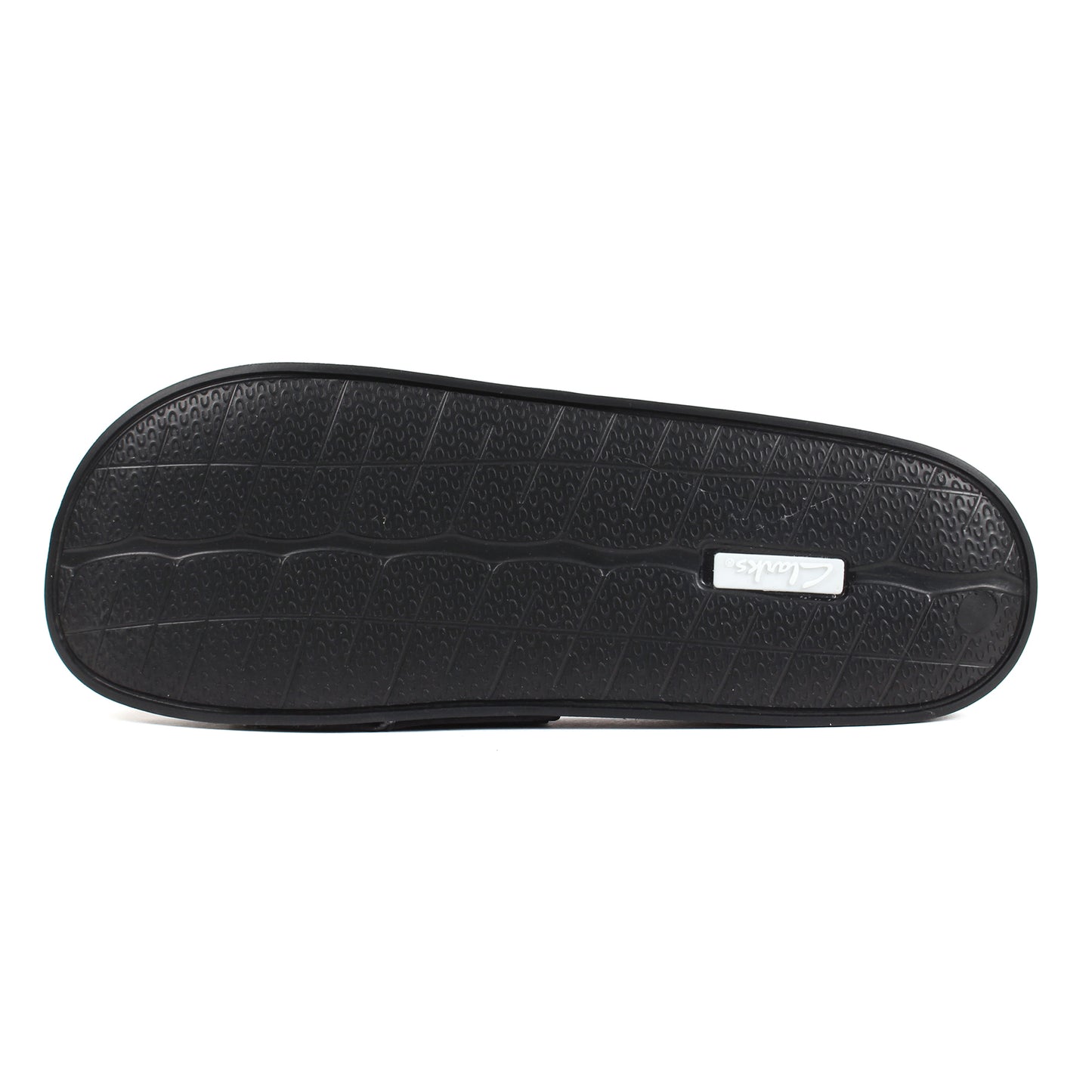 Men's Clarks Toblin Slide - Black/White