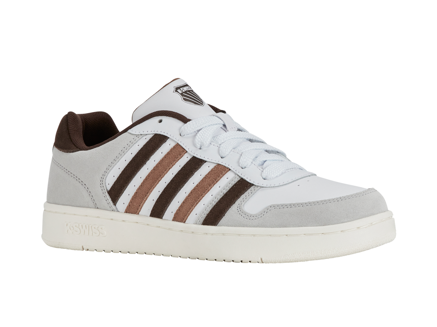 Men's K-Swiss Court Palisades - White/Brown