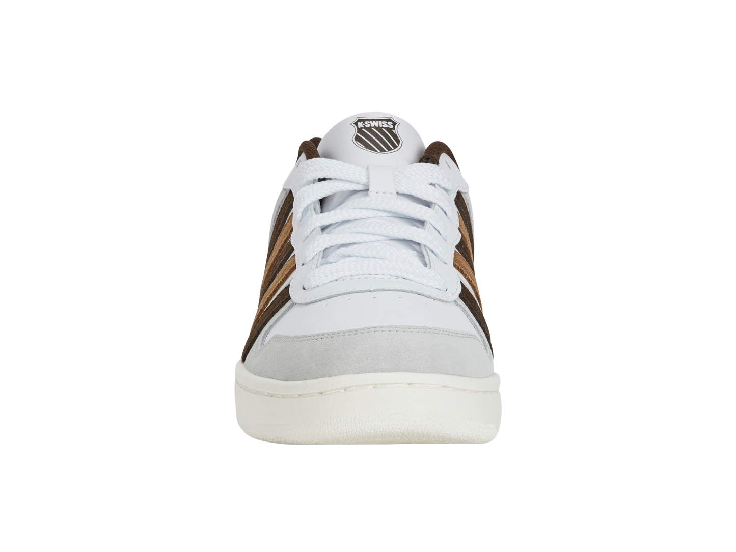 Men's K-Swiss Court Palisades - White/Brown