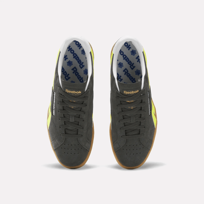 Men's Reebok Club C Grounds UK - Black/Electric Yellow