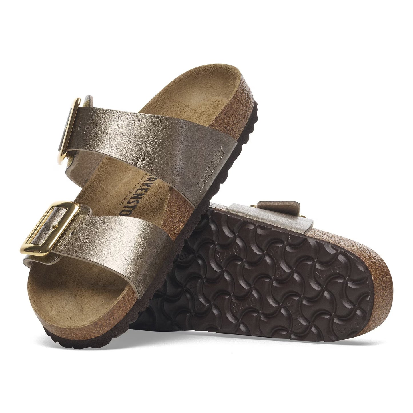 Birkenstock Sydney Cushion Buckle Birko Flor - Graceful Taupe