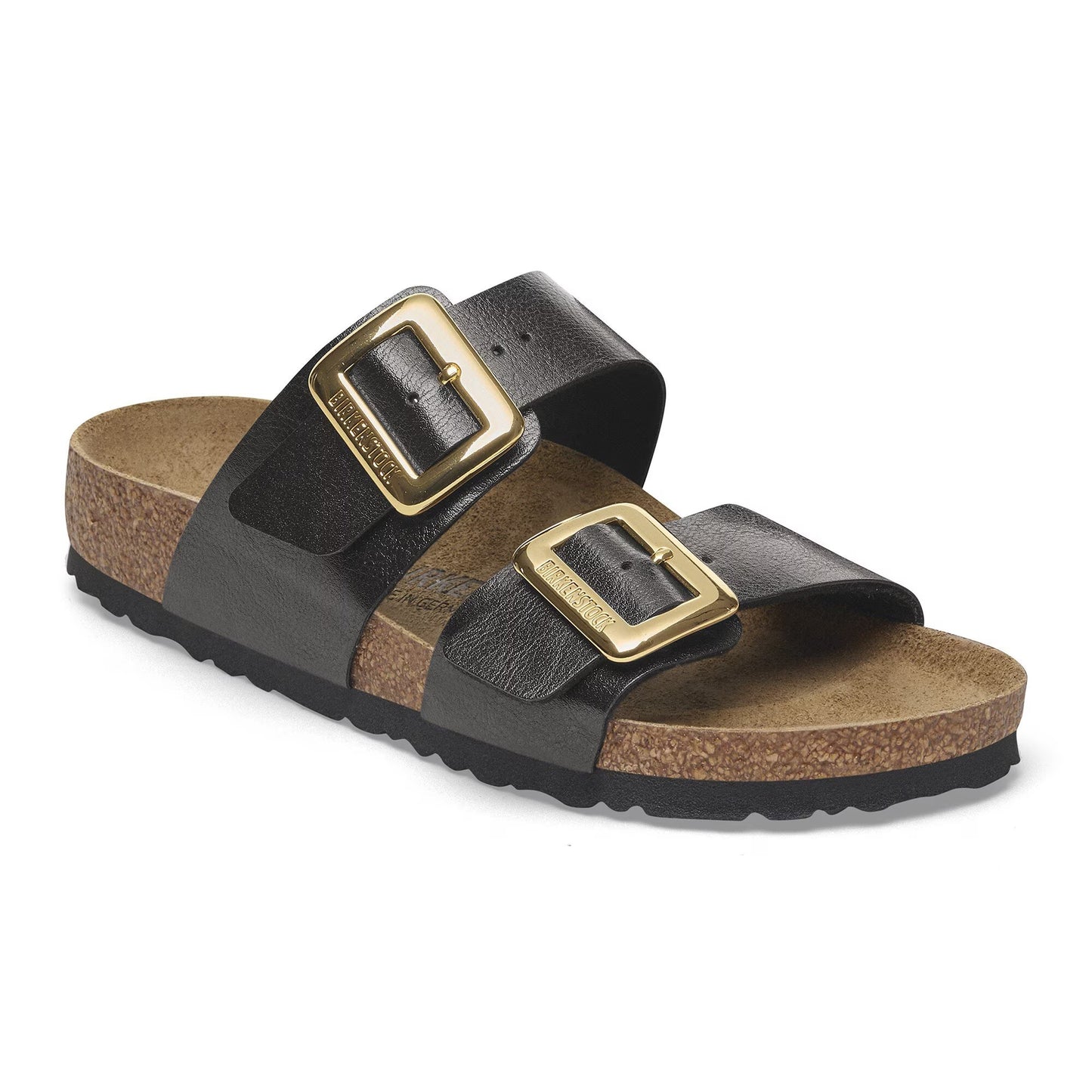 Birkenstock Sydney Luxe Buckle Birko Flor - Graceful Licorice