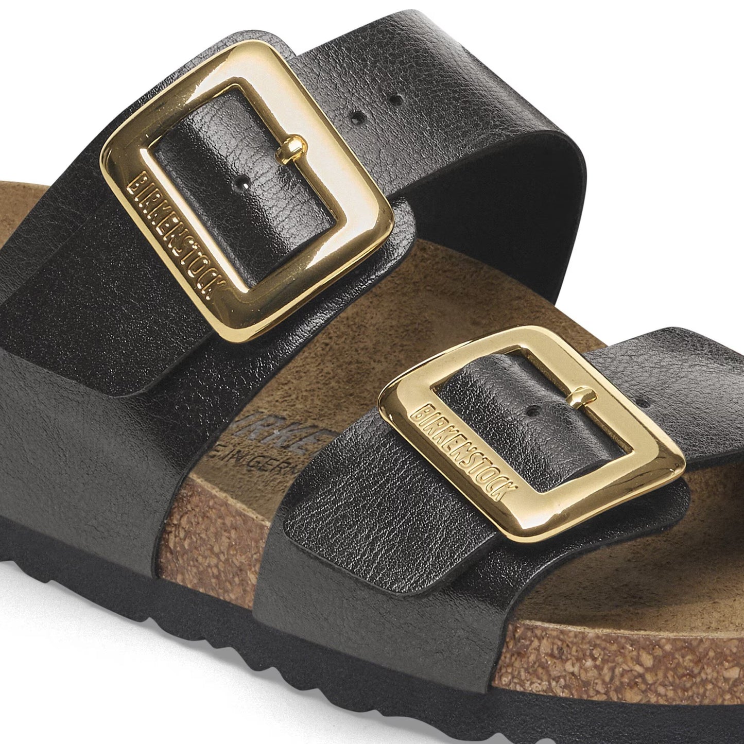 Birkenstock Sydney Luxe Buckle Birko Flor - Graceful Licorice