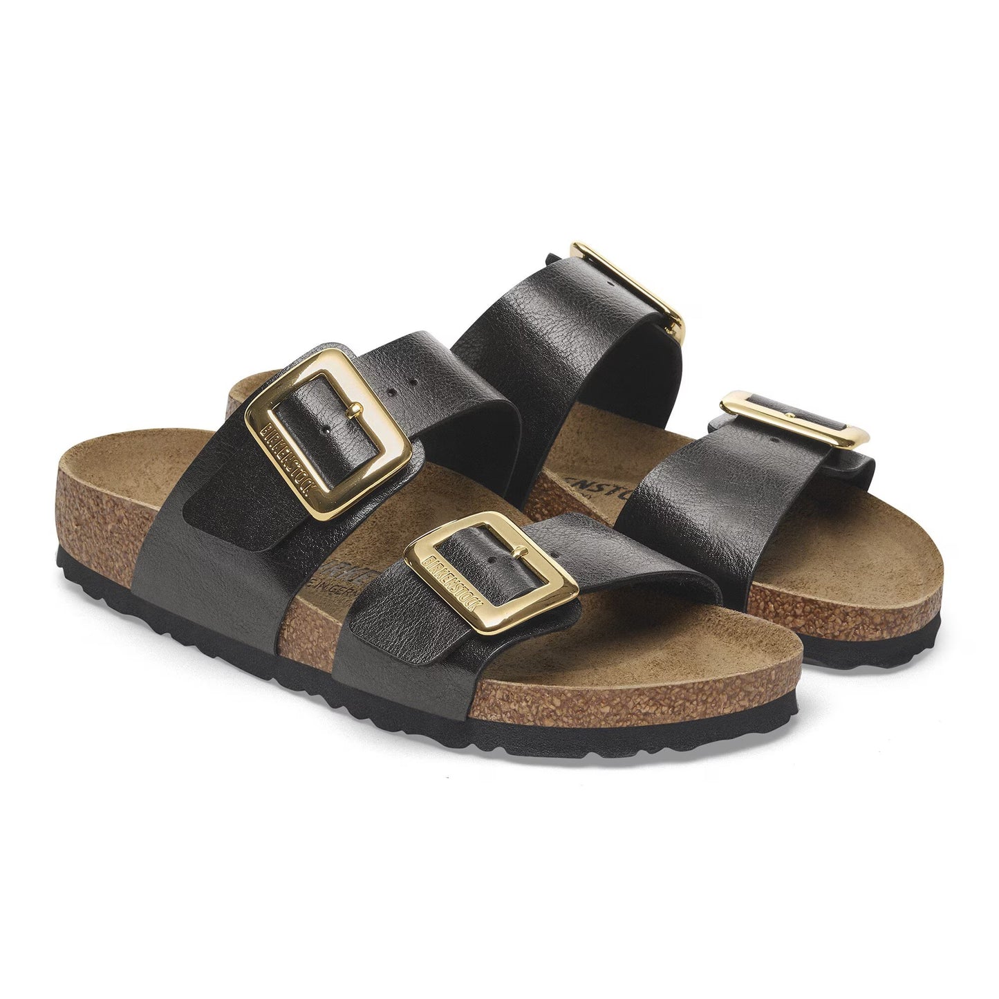 Birkenstock Sydney Luxe Buckle Birko Flor - Graceful Licorice