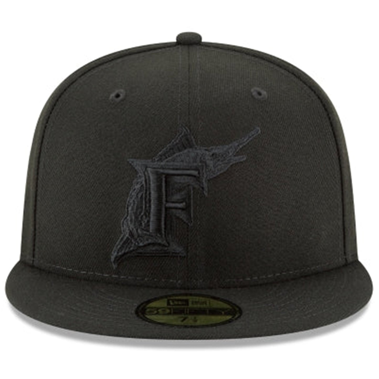 New Era Florida Marlins 59FIFTY Fitted Hat - Black