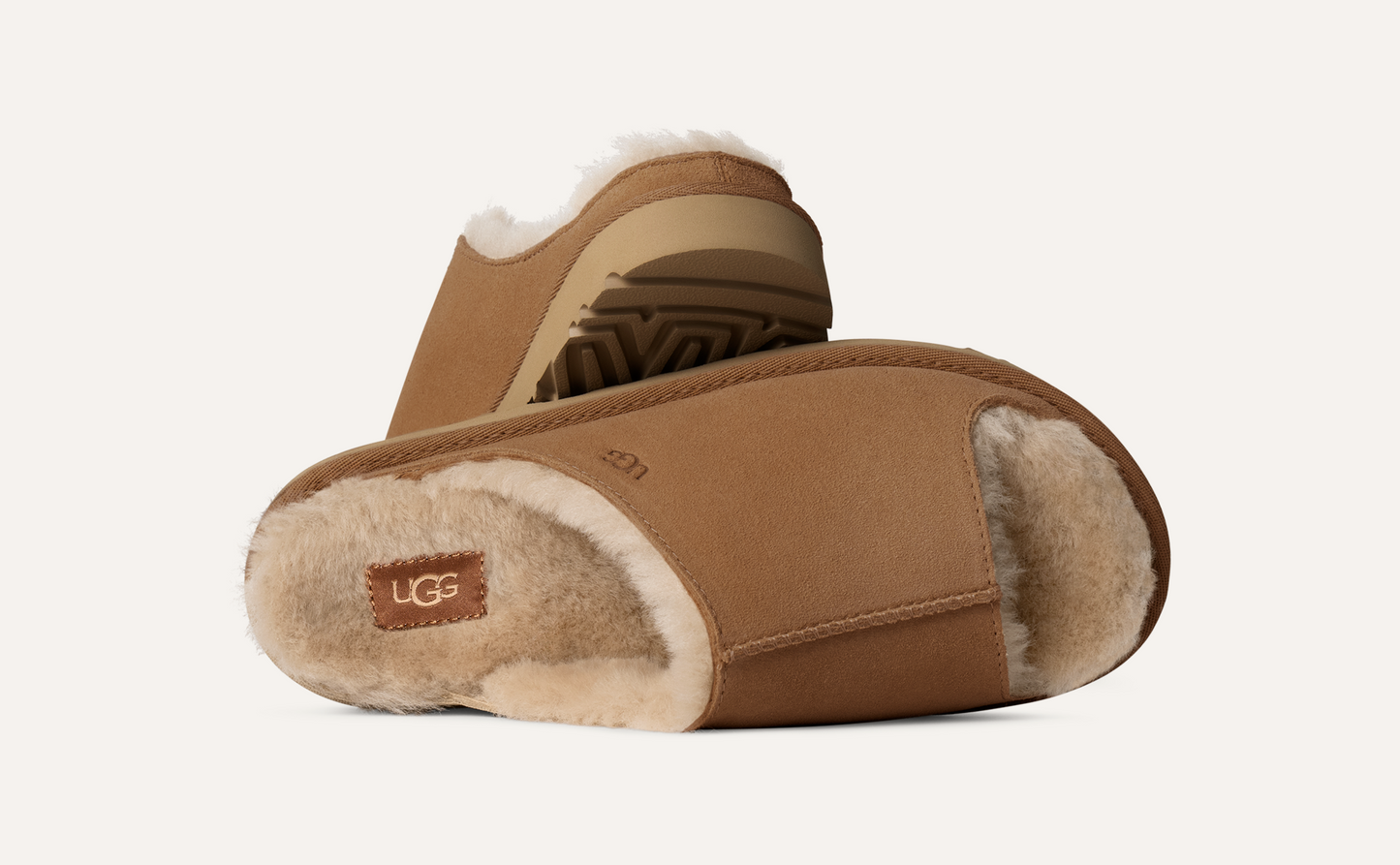 Women's UGG Greenport Slide - Chestnut