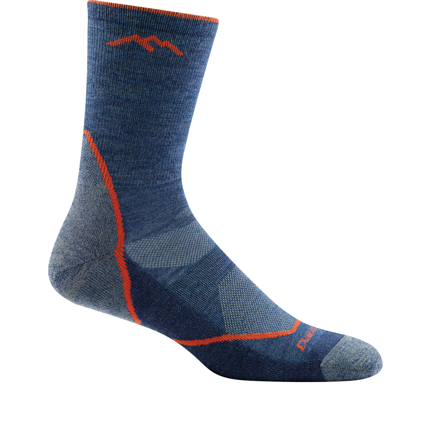 Darn Tough Men's Light Hiker Micro Crew Lightweight Hiking Socks - Denim