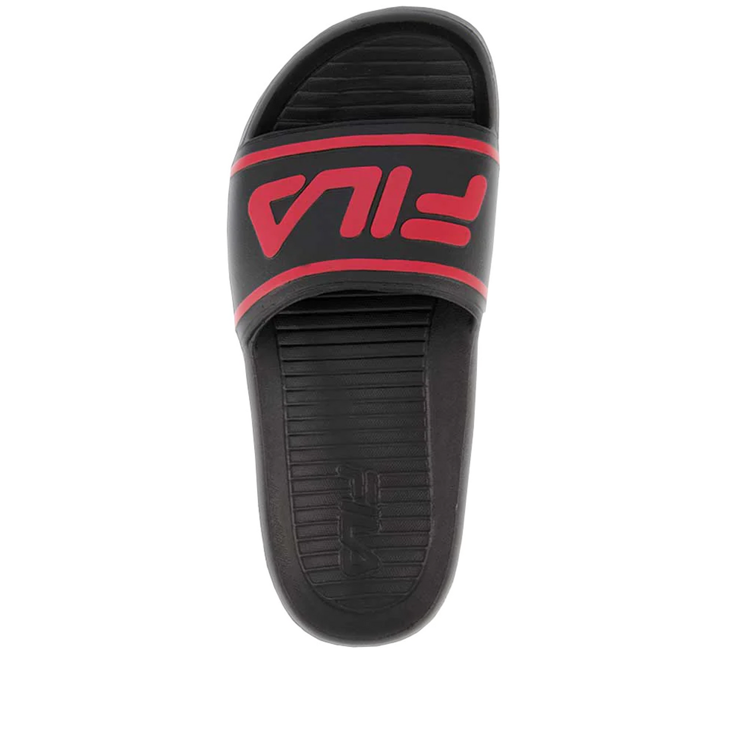 Men's Fila Sleek Slide ST - Black/ Red