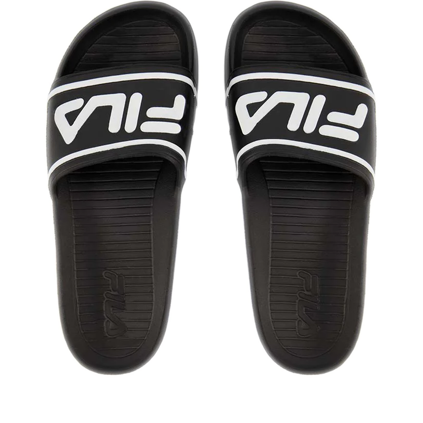 Men's Fila Sleek Slide ST - Black/ White