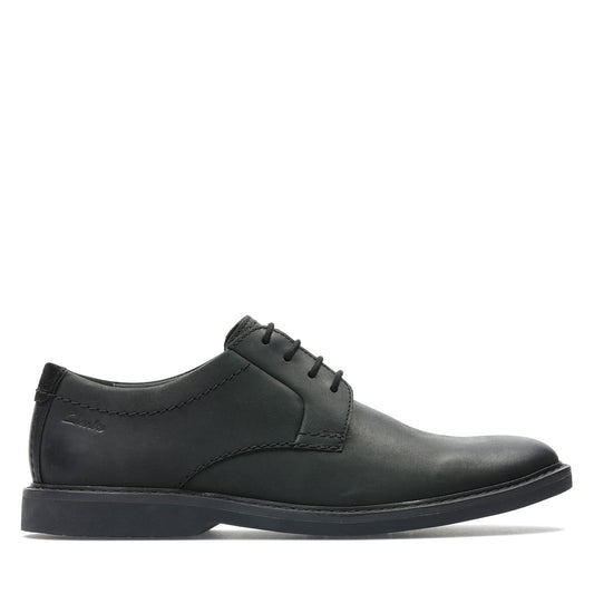 Clarks Atticus Lt Lace - Black Nubuck - Side