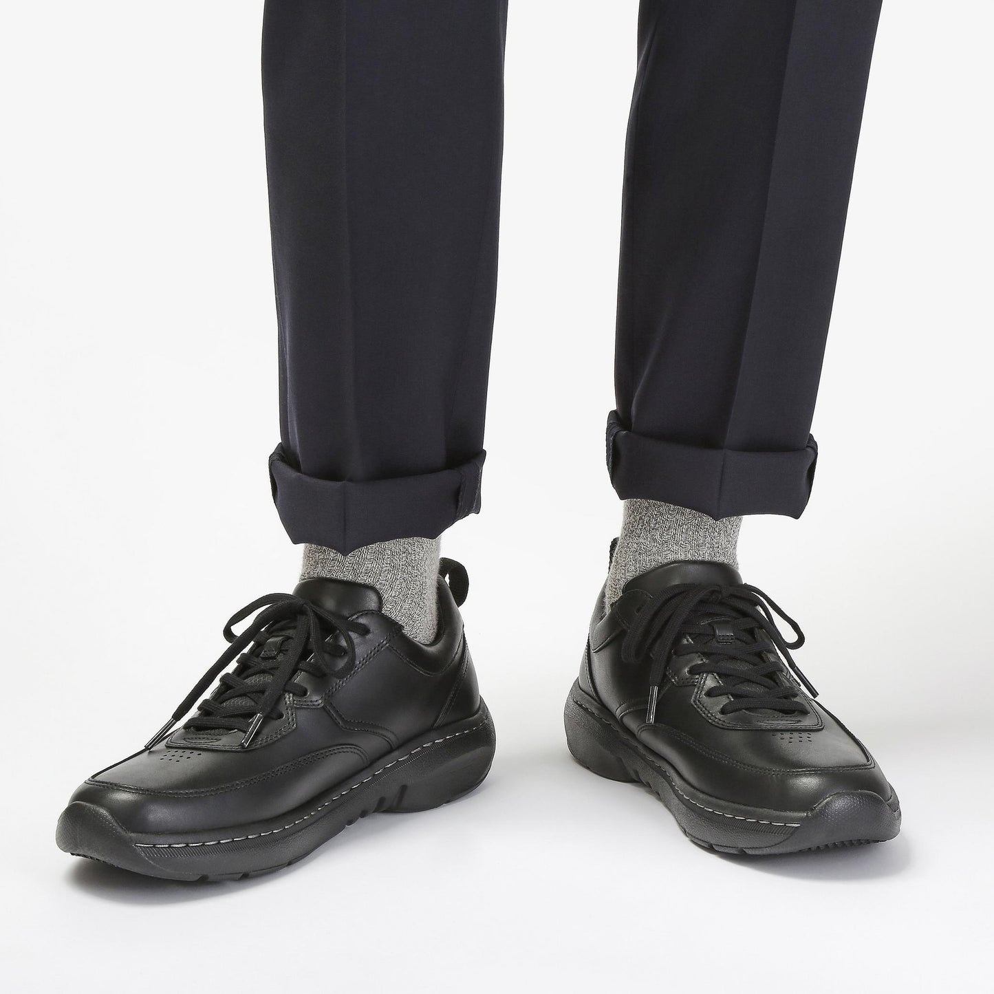 Men's Clarks Pro Lace Leather - Black