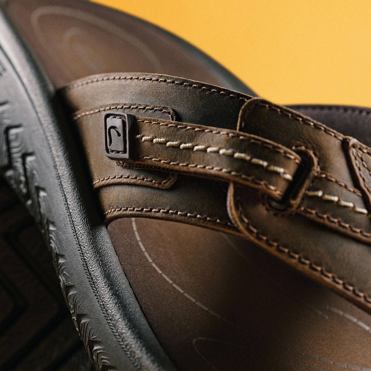 Men's Clarks Sandals Wesley Sun - Beeswax Leather