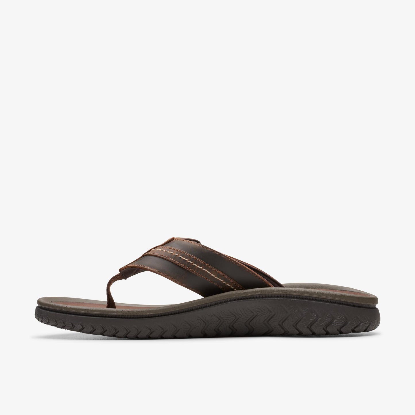Men's Clarks Sandals Wesley Sun - Beeswax Leather