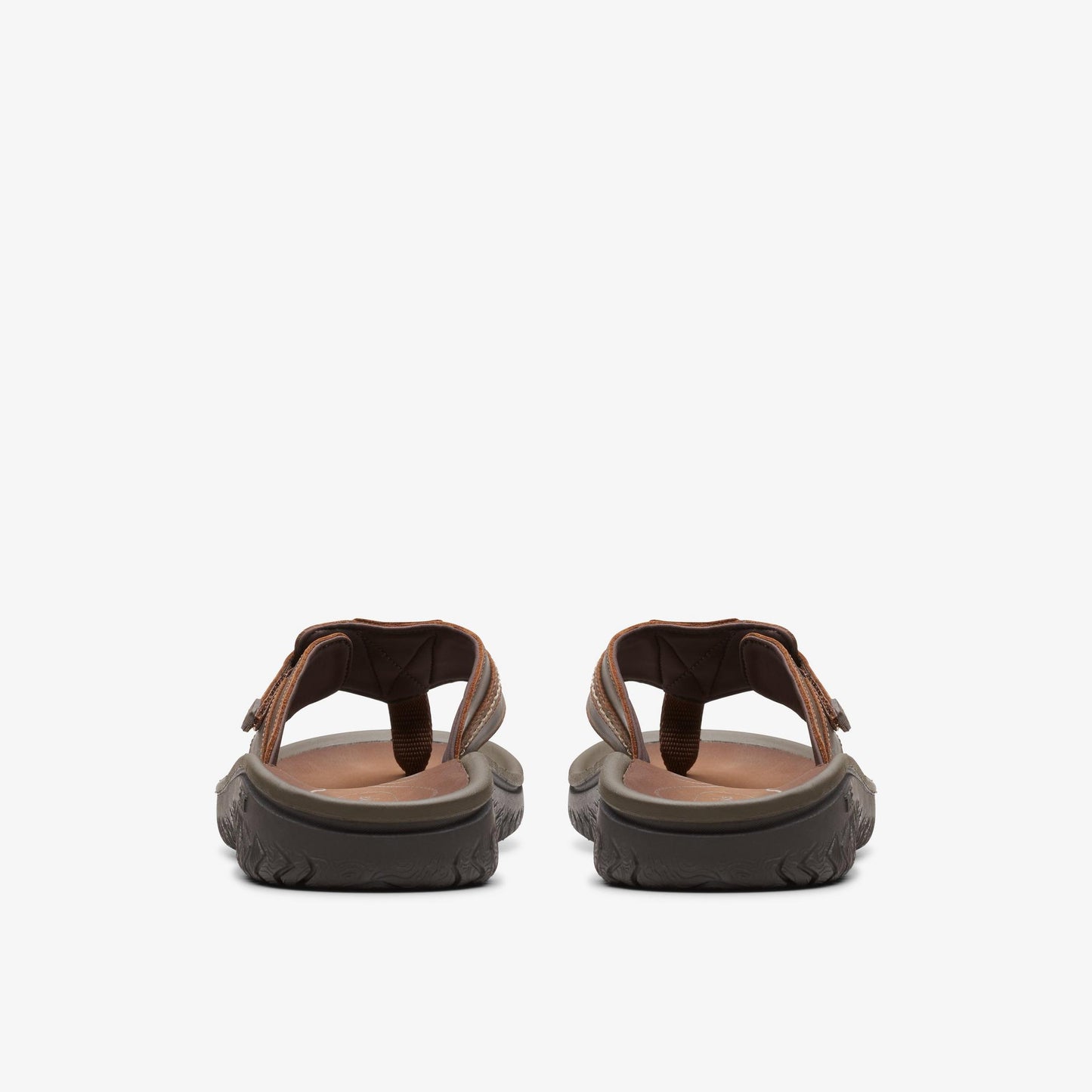 Men's Clarks Sandals Wesley Sun - Beeswax Leather