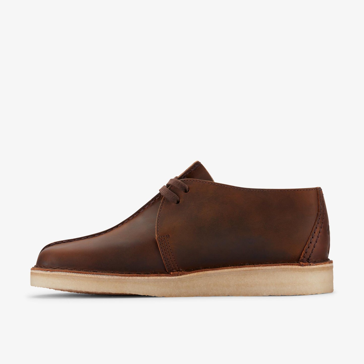 Men's Clarks Desert Trek - Dark Rust Brown