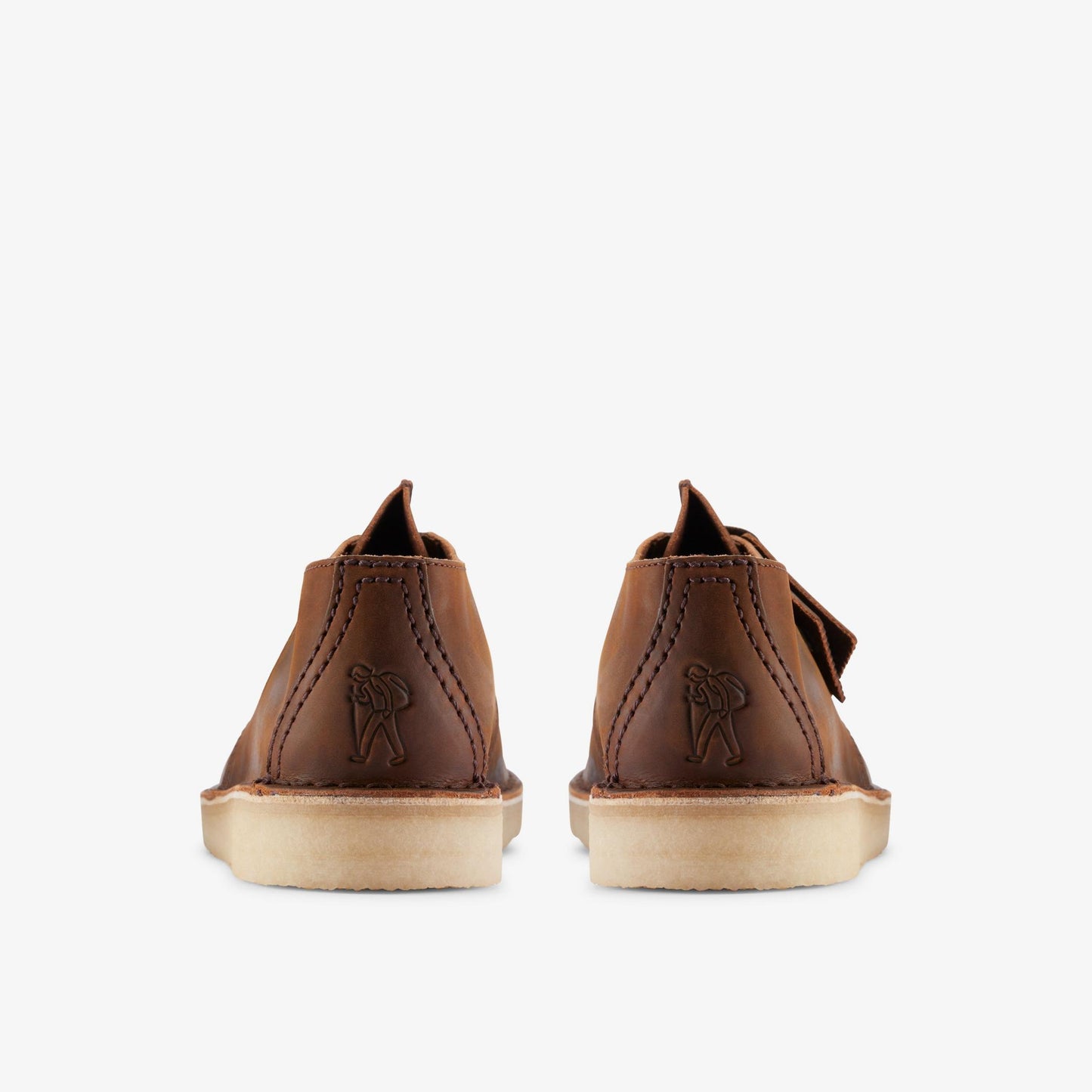 Men's Clarks Desert Trek - Dark Rust Brown