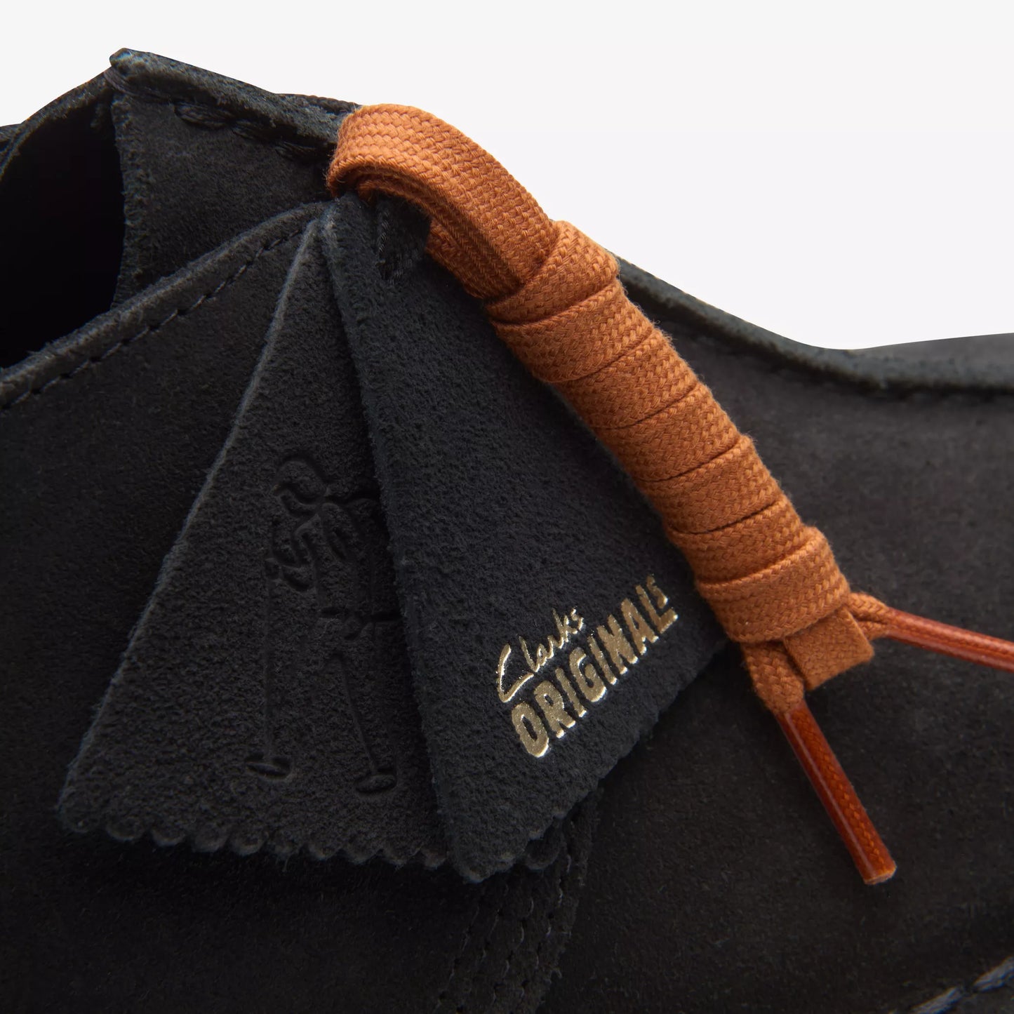Men's Clarks Desert Trek - Black Suede