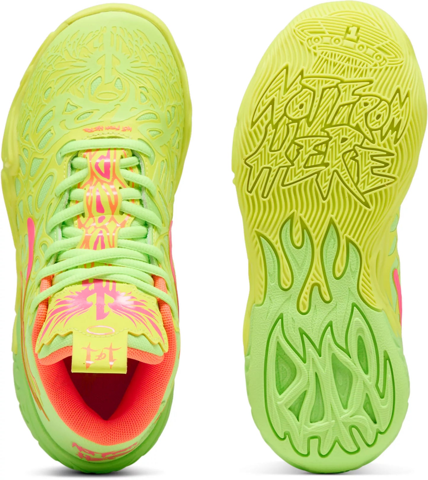 Grade School Puma X Lamelo Ball MB.04 "Gem" JR - Neon Green