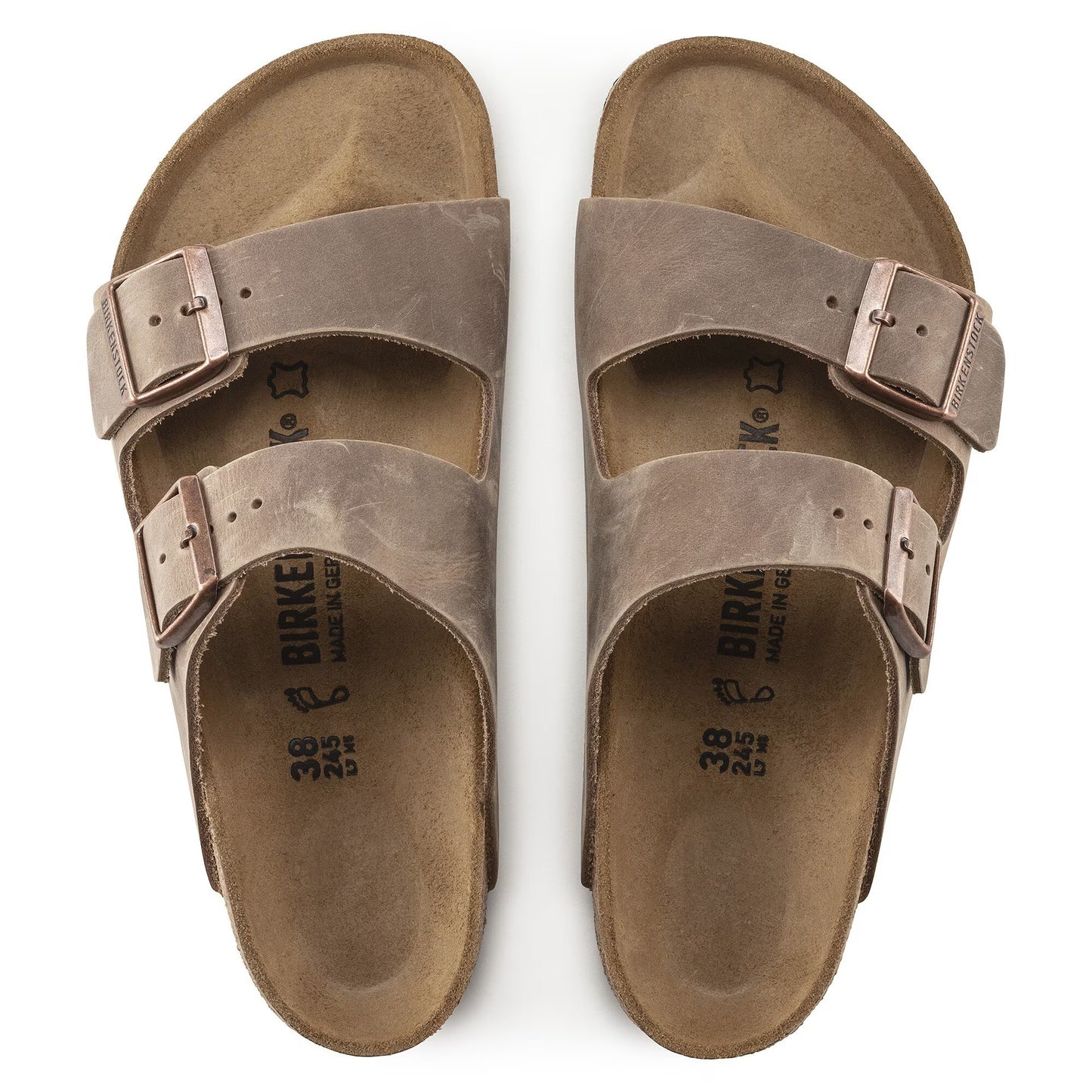 Birkenstock Arizona Oiled Leather - Tobacco Brown