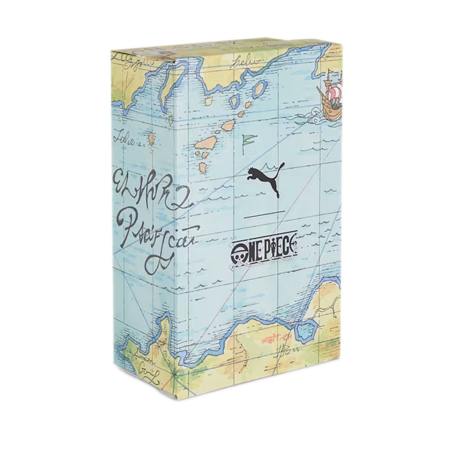 Grade School Puma X One Piece Suede 'Gear 5 Luffy' - Feather Grey/Platinum Grey Collectors Box