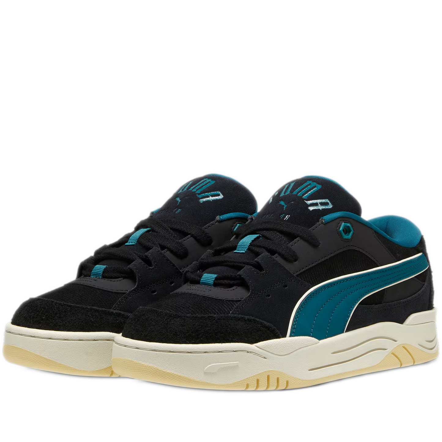 Men's Puma 180 Play Paris - Black/ Cold Green