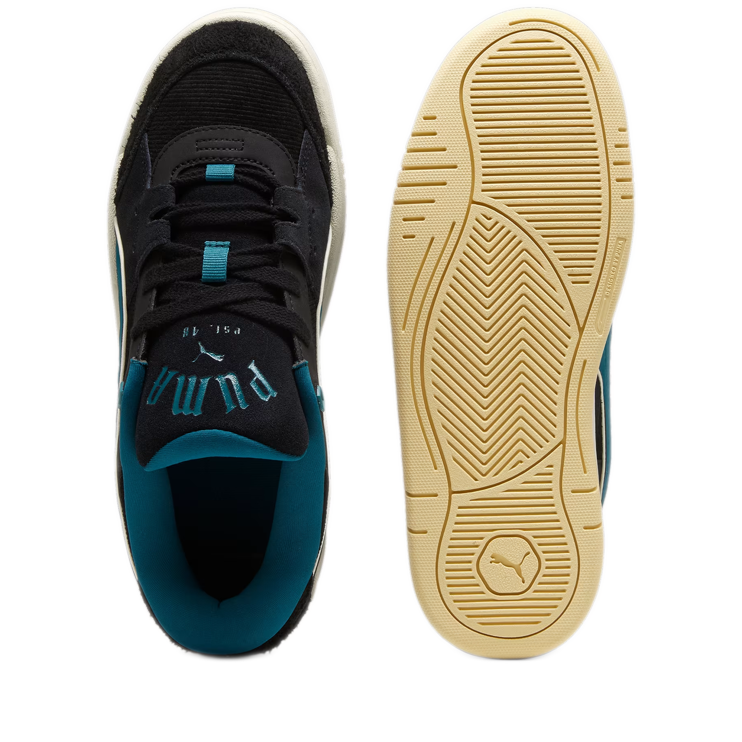 Men's Puma 180 Play Paris - Black/ Cold Green