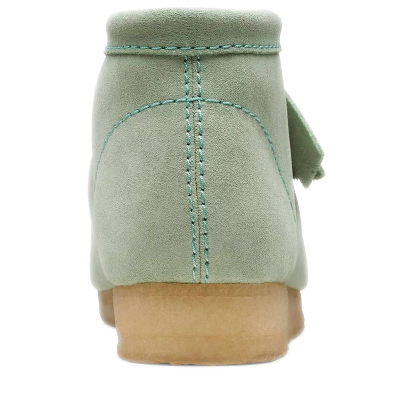 Men's Clarks Wallabee Boot - Green Suede
