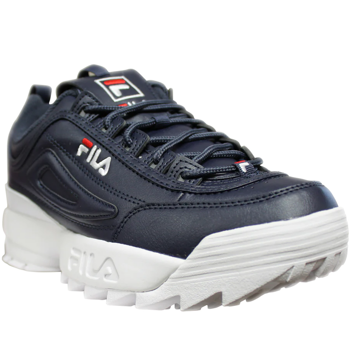 Kid's Fila Disruptor II Premium - Navy/ White