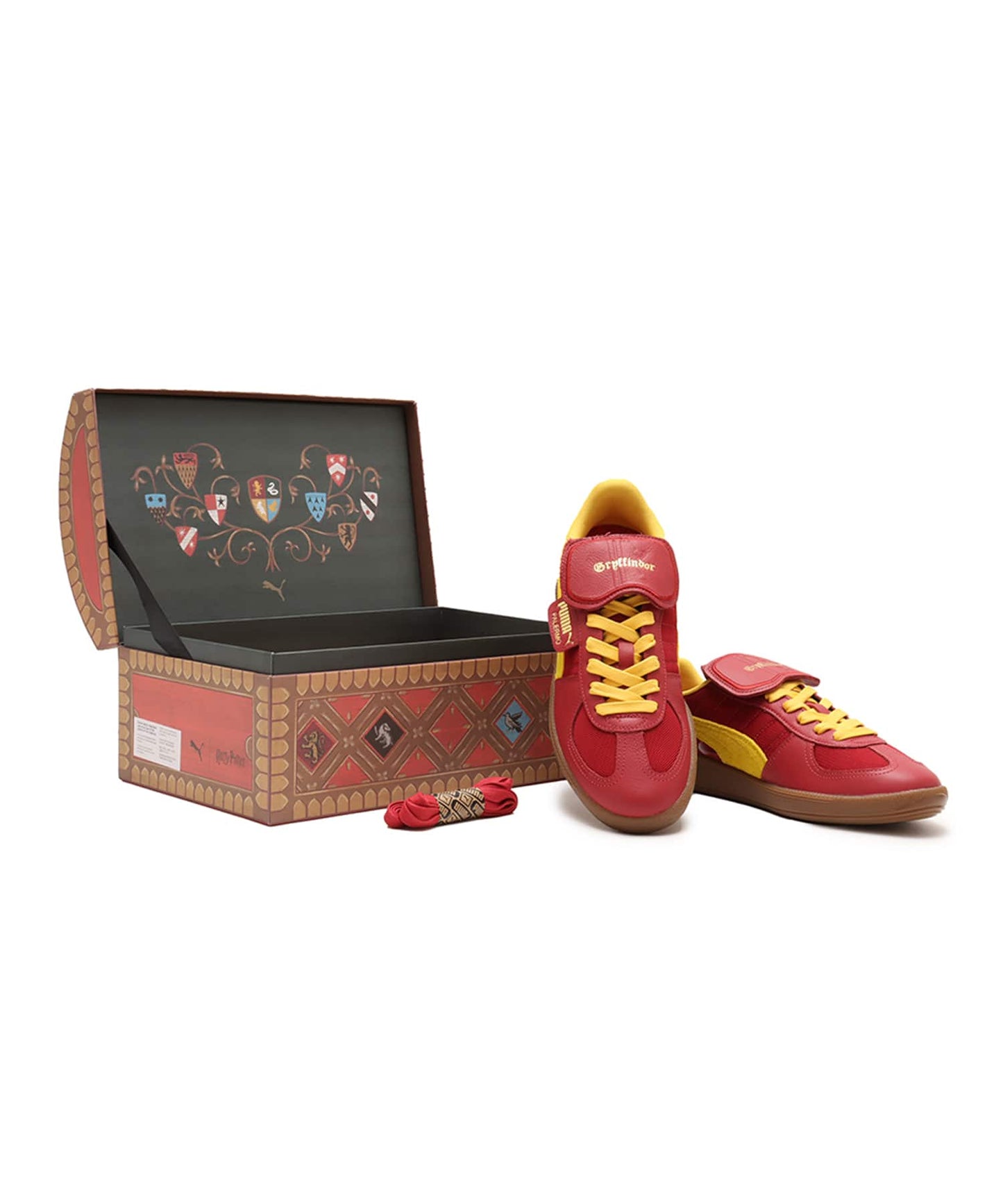 Men's Puma X Harry Potter Palermo - Dark Crimson/Yellow Sizzle