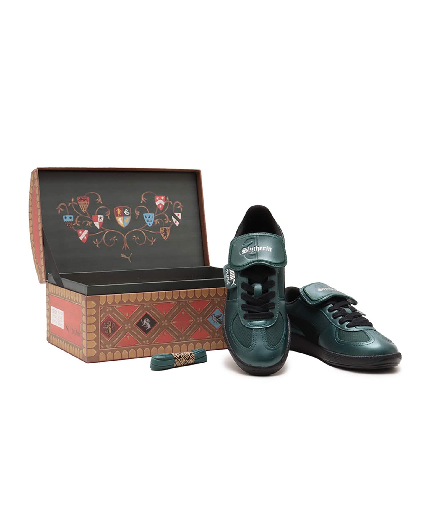 Men's Puma X Harry Potter Palermo - Dark Myrtle/Puma Black