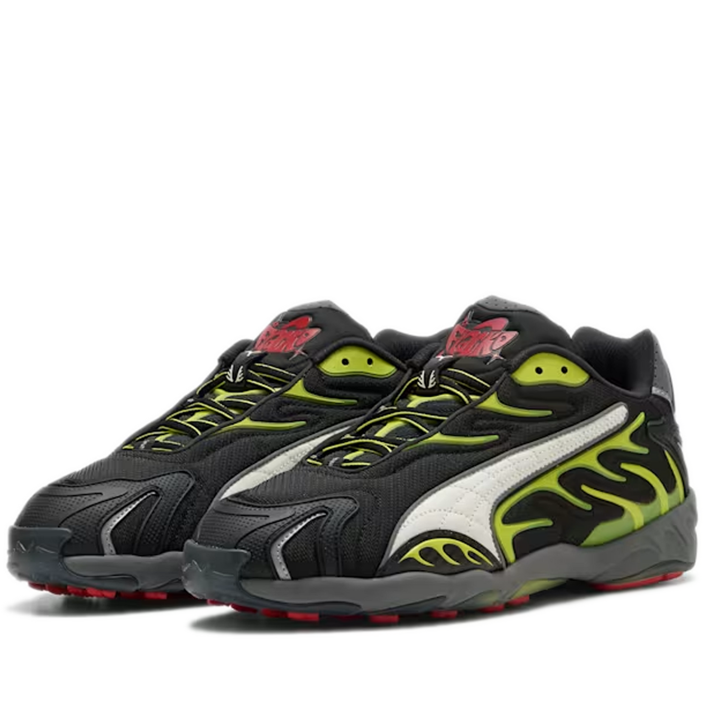Men's A$AP ROCKY x PUMA Inhale Mesh - PUMA Black/ Warm White/ Lime Pow