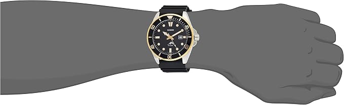 Casio Analog MDV106 - Black/Gold