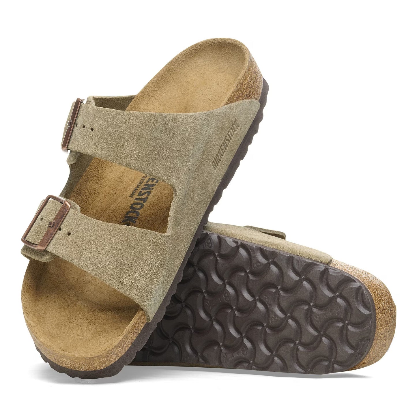 Birkenstock Arizona Suede Leather - Taupe