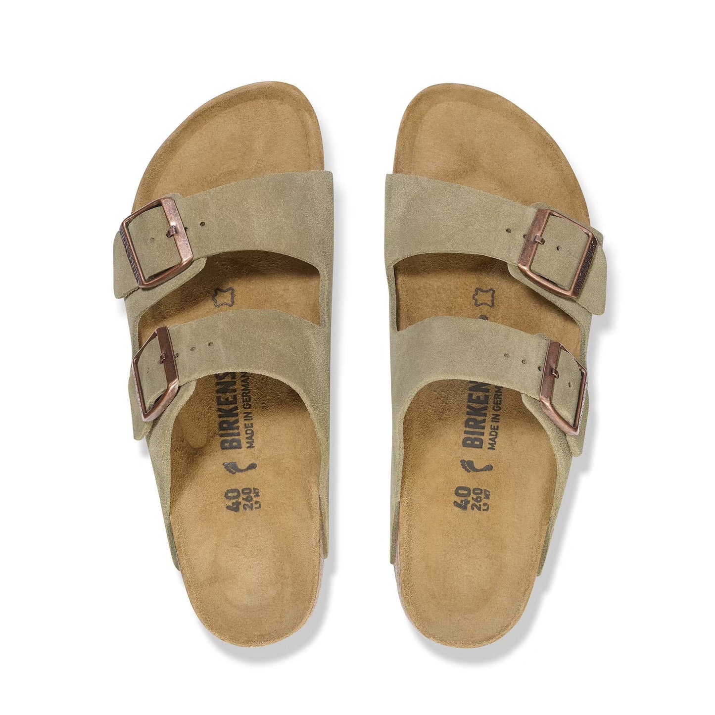 Birkenstock Arizona Suede Leather - Taupe