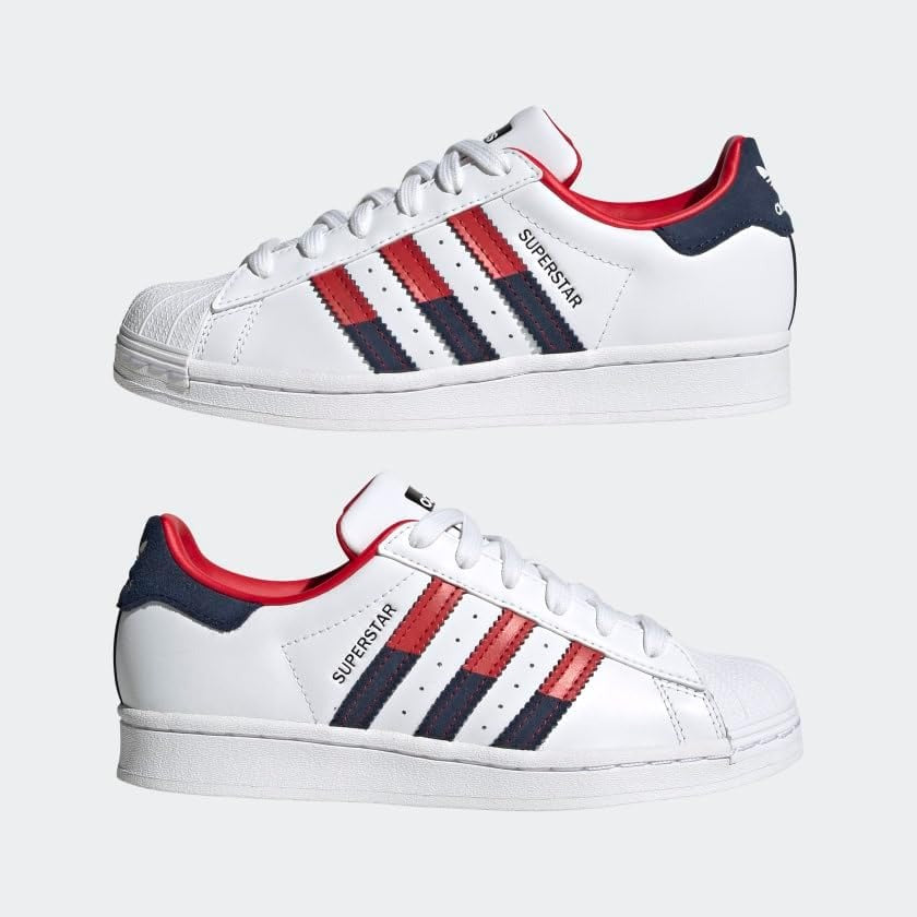Grade School's Adidas Superstar J - Color-Pop Stripes