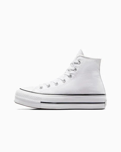 Women's Converse CTAS Lift High Top - White