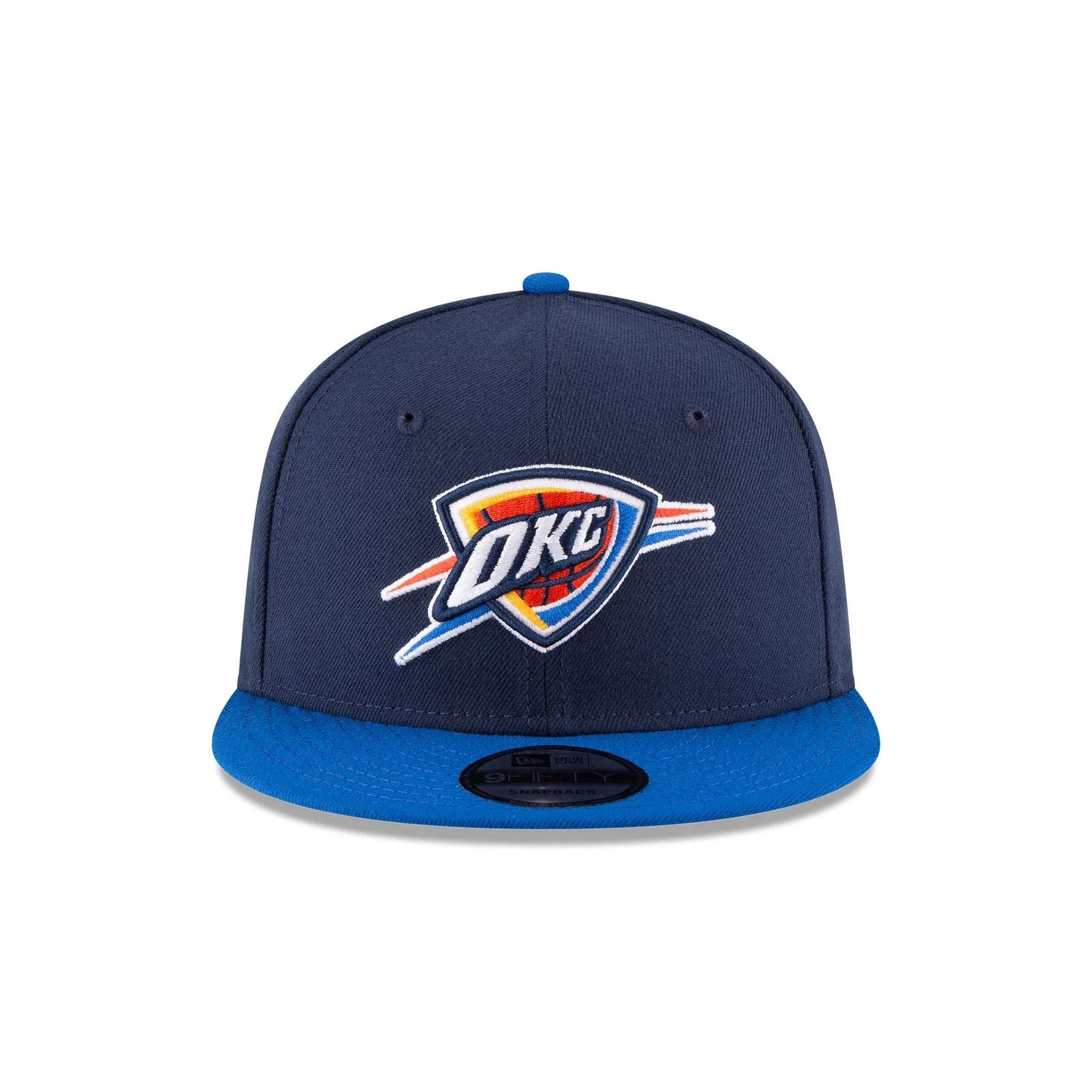New Era Oklahoma City Thunder 9FIFTY Snapback Hat - Two Tone Navy Blue
