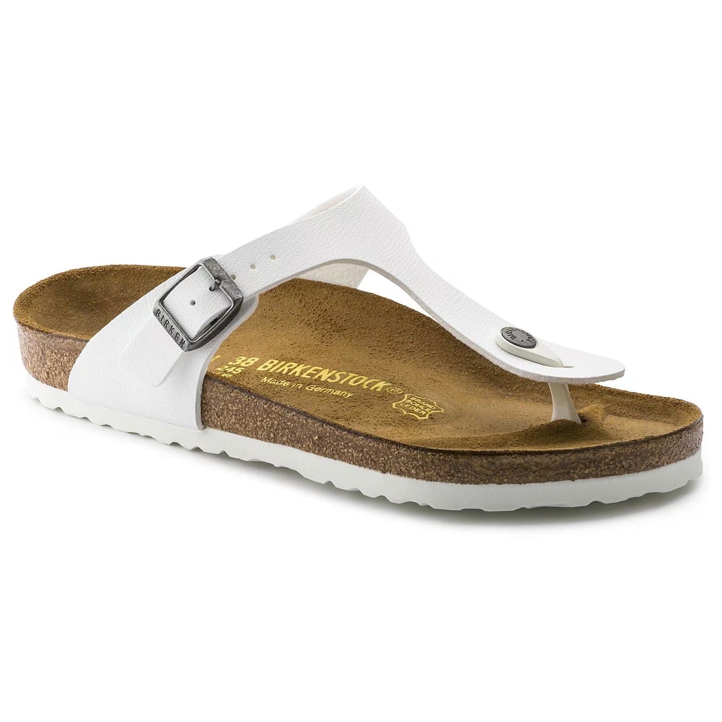 Birkenstock Gizeh Birko Flor - White