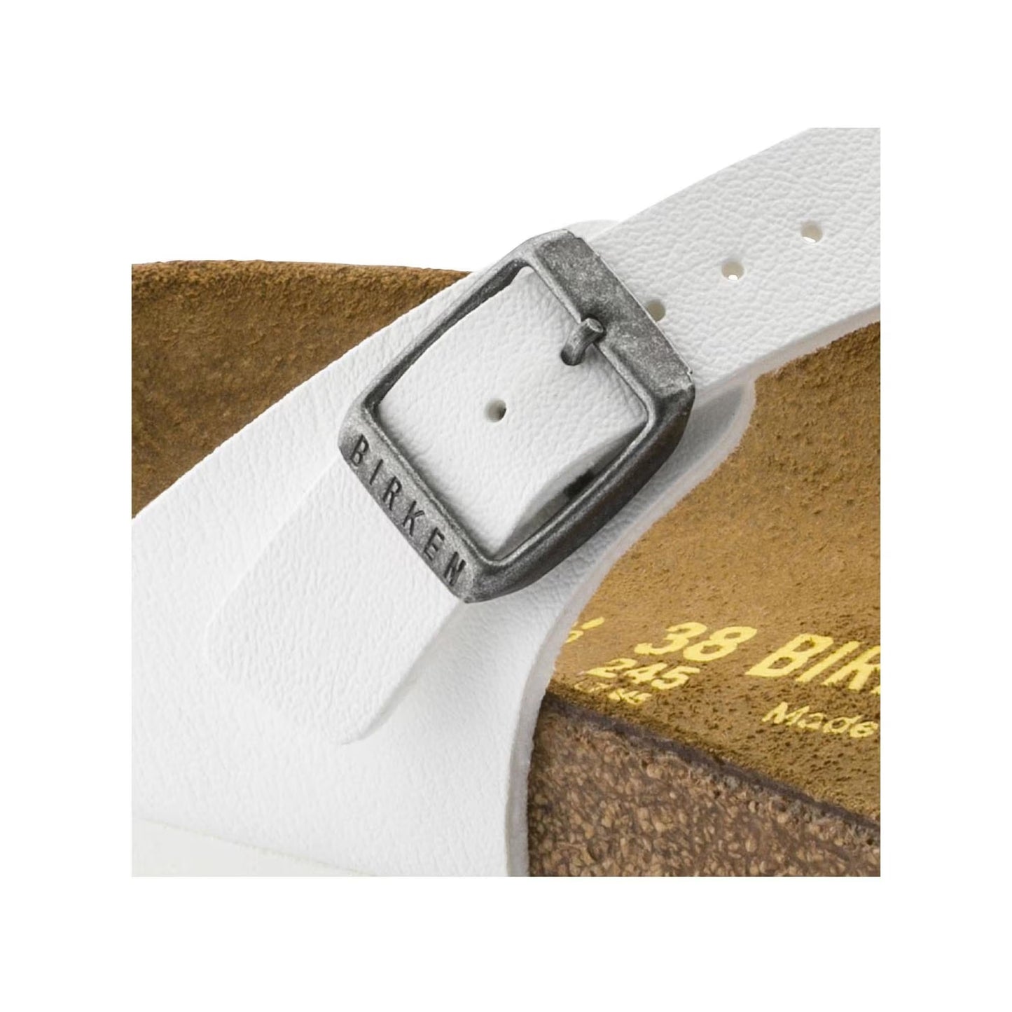 Birkenstock Gizeh Birko Flor - White