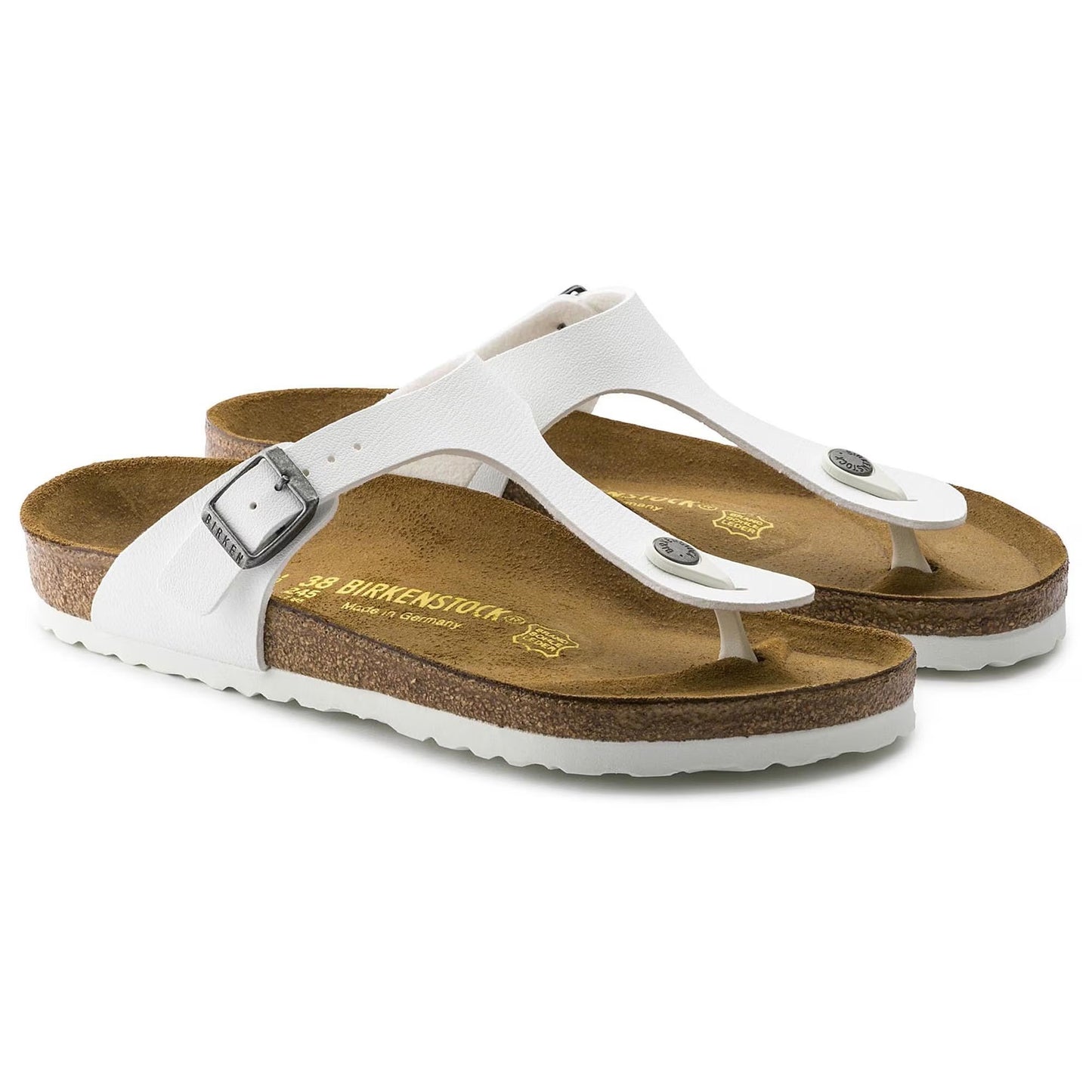 Birkenstock Gizeh Birko Flor - White
