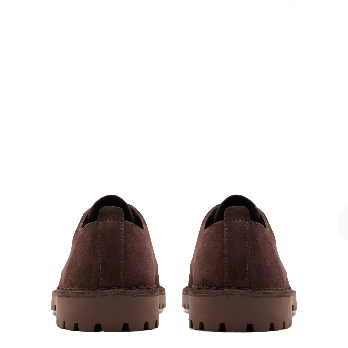 Men's Clarks Desert Rock Lo Derbys Suede - Brown