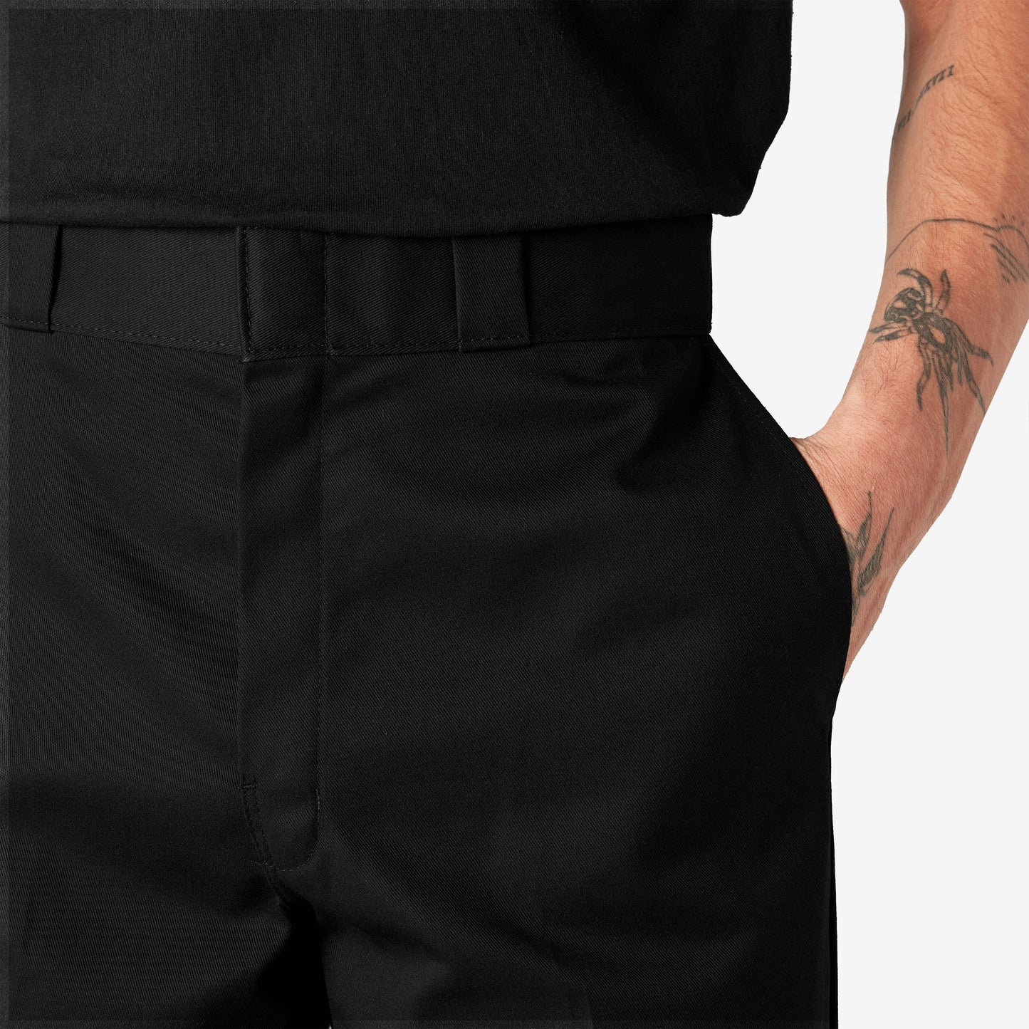 Men's Dickies Loose Fit Double Knee Work Pants - Black