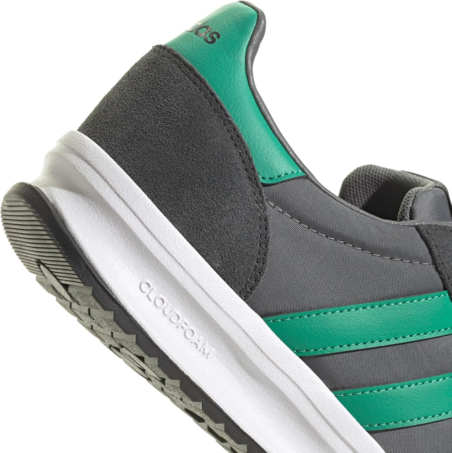 Men's Adidas Run 70s 2.0 Shoes - Grey Four/Semi Court Green/Carbon