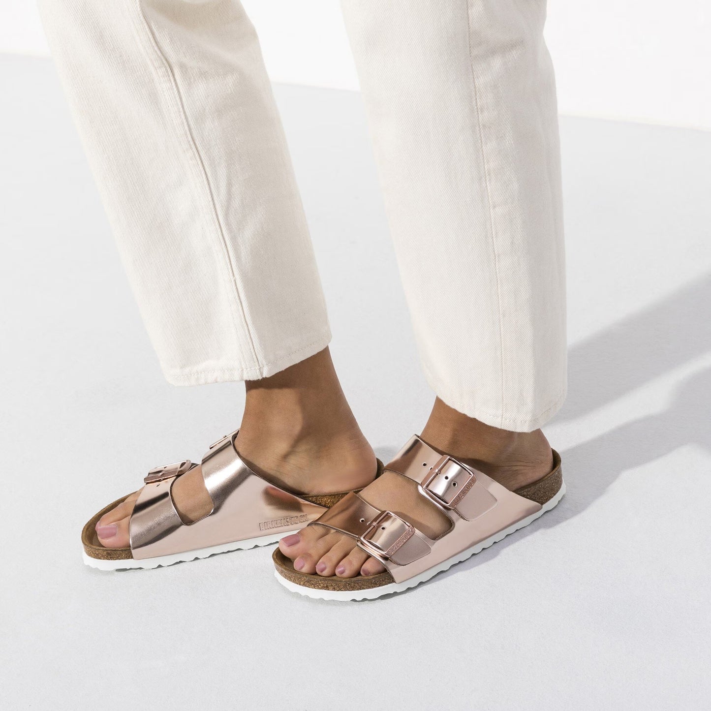 Birkenstock Arizona Soft Footbed Leather - Metallic Copper