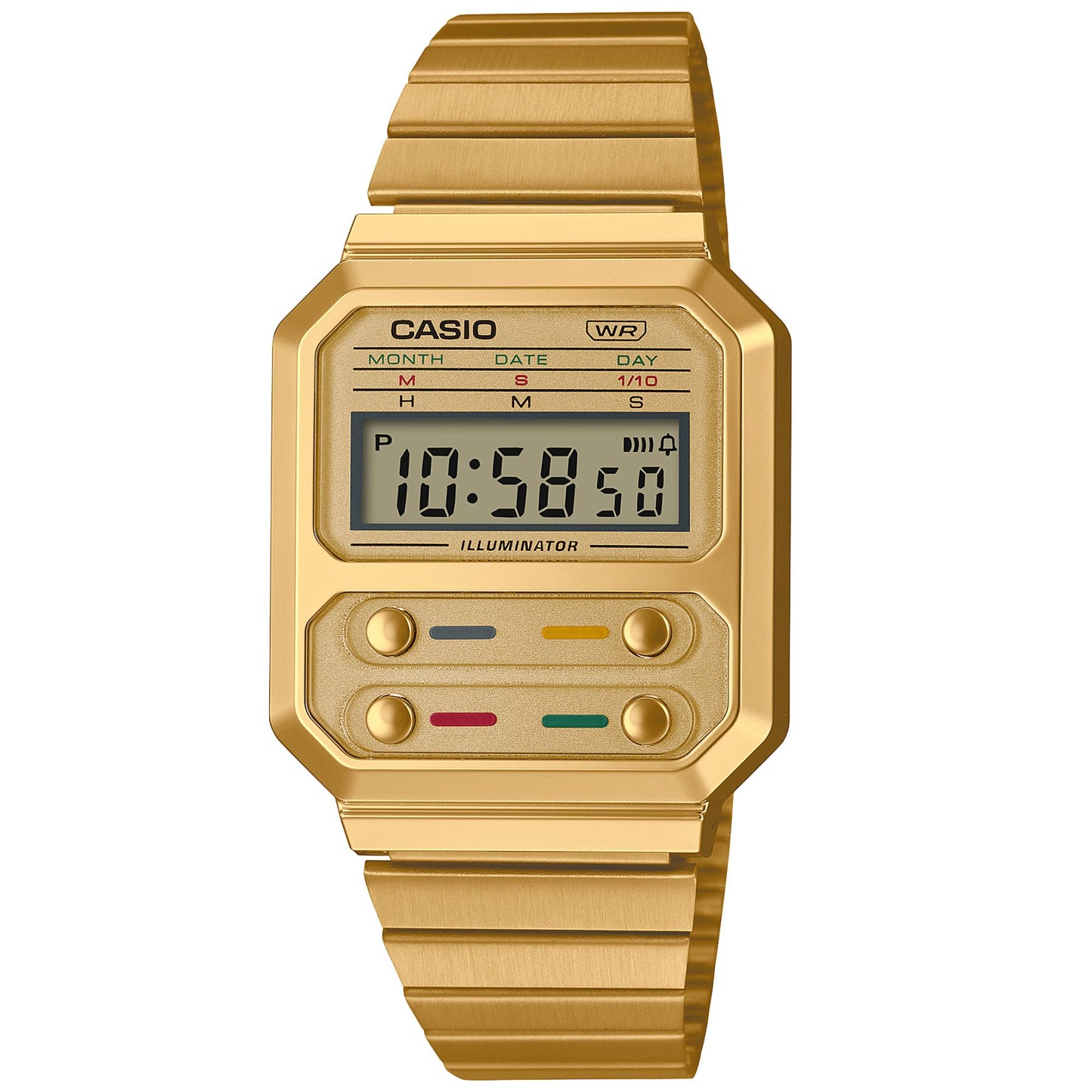 Casio Vintage A100WEG-9AVT Watch 32.7mm - Gold