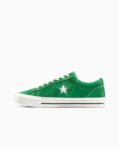 Men's Converse One Star 95 - Green/Vintage White
